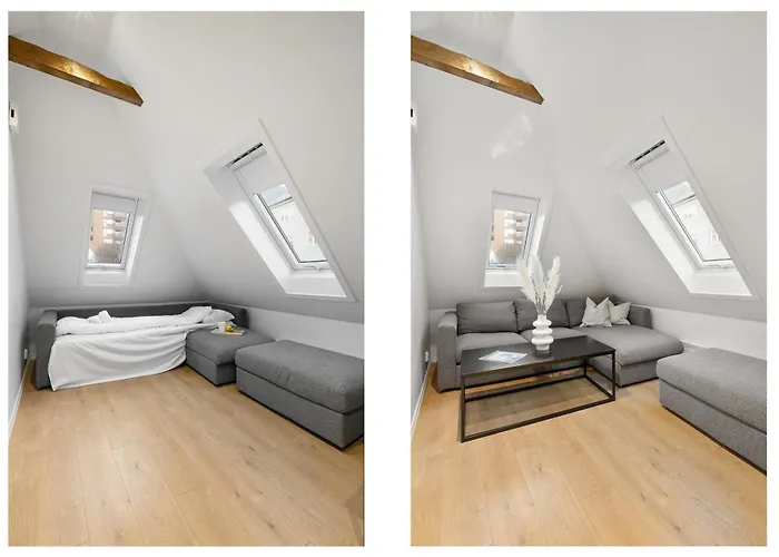 Modern Penthouse With A View - Behind Bryggen Апартаменты *