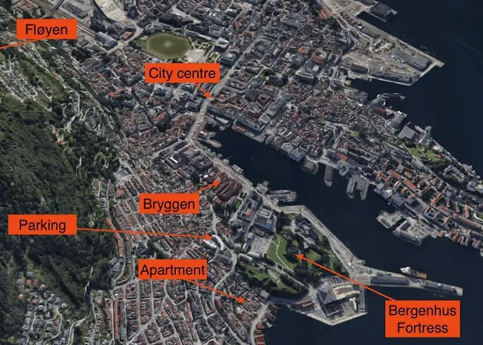 Apartment Modern Penthouse With A View - Behind Bryggen Bergen